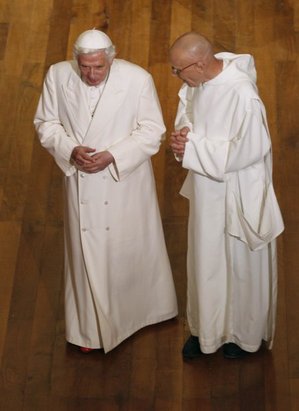 Pope and Carthusian Prior 2011.jpg